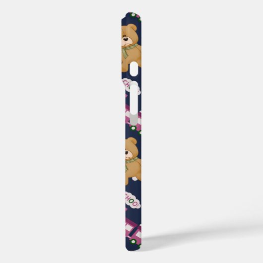 Coques Case-Mate iPhone Iphone 16 Choo choo train bear case (Verso / Gauche)