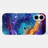 Coques Case-Mate iPhone iPhone 16 coque, conception de l'espace (Verso (horizontal))