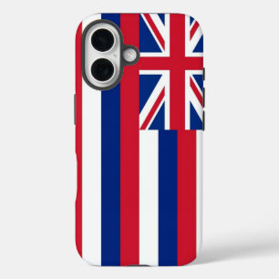 Coques iPhone 16 iPhone 16 Coque-Mate avec drapeau de l'État d'Hawa