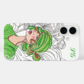 Coques Case-Mate iPhone IPhone 16 Flapper Girl Phone couverture (Verso (horizontal))