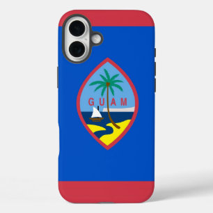 Coques iPhone 16 Plus iPhone 16 Plus Coque-Mate, drapeau Guam