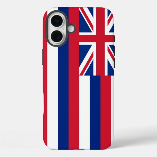 Coques Case-Mate iPhone iPhone 16 Plus Coque-Mate, drapeau Hawaii (Verso)