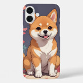 Coques Case-Mate iPhone iPhone 16 Plus Coque-Mate Shiba Inu (Verso)