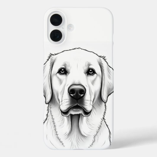 Coques Case-Mate iPhone iPhone 16 Plus Coques - Labrador Retriever (Verso)