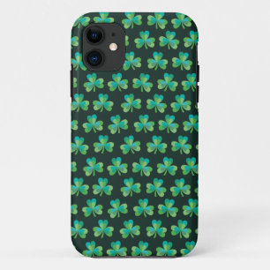 Coques Pour iPhone iPhone 5/5S de noir de motif de shamrock à peine