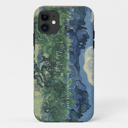 Coques Case-Mate iPhone iPhone 5/5S, oliviers de Van Gogh et citation (Dos)