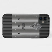Coques Case-Mate iPhone iPhone 5 apparence métallique Chrome (Dos (Horizontal))