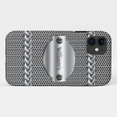 Coques Case-Mate iPhone iPhone 5 aspect Métal Chrome Hommes (Dos (Horizontal))