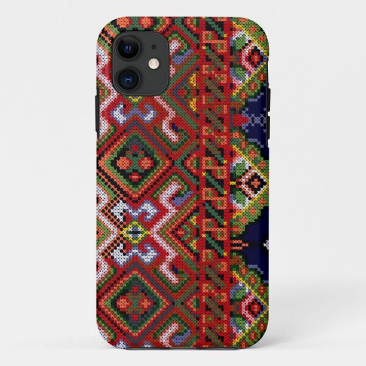 Coques Case-Mate iPhone iPhone 5 Broderie point de croix  ETUI TRANSPARENT (Dos)