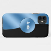 Coques Case-Mate iPhone iPhone 5 cas de monogramme modernes (Dos (Horizontal))