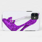 Coques Case-Mate iPhone iPhone 5 chaussure à talon haut violet (Dos (Horizontal))