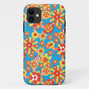 Coque iPhone 11 iPhone 5 Coque-Coque, Ditzy Orange Flowers