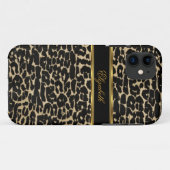 Coques Case-Mate iPhone iPhone 5 Élégant Or Imprimé Animal (Dos (Horizontal))