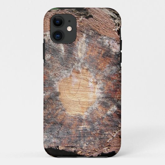 Coques Case-Mate iPhone iPhone 5 Hülle braun-schwarzer Baumquerschnitt (Dos)