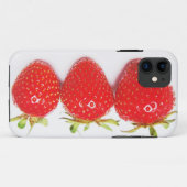 Coques Case-Mate iPhone iPhone 5 Hülle drei Erdbeeren (Dos (Horizontal))
