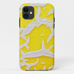 Coques Pour iPhone iPhone 5 Hülle gelb-weisses Melonenmuster