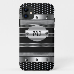 Coques Pour iPhone iPhone 5 Studs Métalliques Chrome Hommes