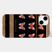 Coques Case-Mate iPhone iPhone 6 avec papillons rayés (Verso (horizontal))
