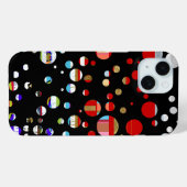Coques Case-Mate iPhone iPhone-6 pointillé de couleurs (Verso (horizontal))