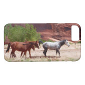 Coques Case-Mate iPhone iPhone 7 chevaux de l'affaire trois errant en (Dos (Horizontal))