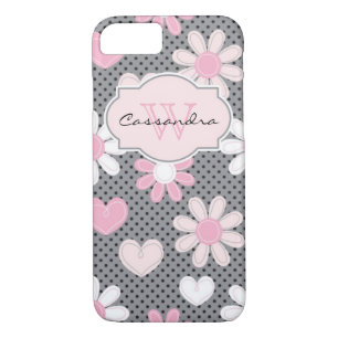 Coque iPhone 7 iPhone 7 coeurs du pois des marguerites de