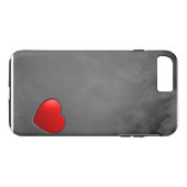 Coques Case-Mate iPhone iPhone 7 plus, dur - coeurs (Dos (Horizontal))