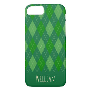 Case-Mate iPhone Case iPhone à motifs de losanges de motif de tons verts