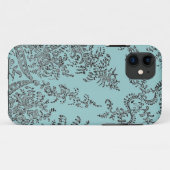 Coques Case-Mate iPhone Iphone abstrait de motif de dentelle de remous 5 (Dos (Horizontal))