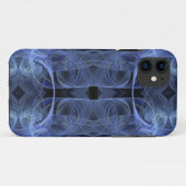 Coques Case-Mate iPhone Iphone bleu fractal 5 Coque-Mate personnalisé (Dos (Horizontal))