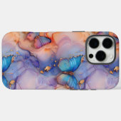Coques Case-Mate iPhone iPhone Boho Butterfly Marble unique (Verso (horizontal))