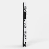 Coques Case-Mate iPhone iphone caisse blanche et noire de 5 de tatouage (Dos/Droite)