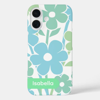 Coques iPhone 16 iPhone case floral colorful pattern aesthetic