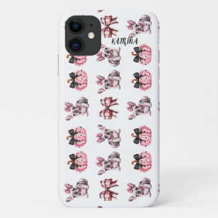 Case-Mate iPhone Case Iphone citrouille Halloween Coquette Bulldog Bow 1