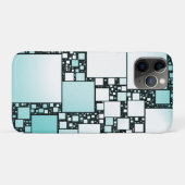 Coques Case-Mate iPhone iPhone/coque ipad au carré turquoise (Dos (Horizontal))