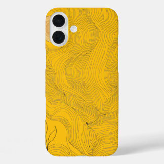 Coques iPhone 16 Plus iPhone/coque ipad rayé abstrait simplifié