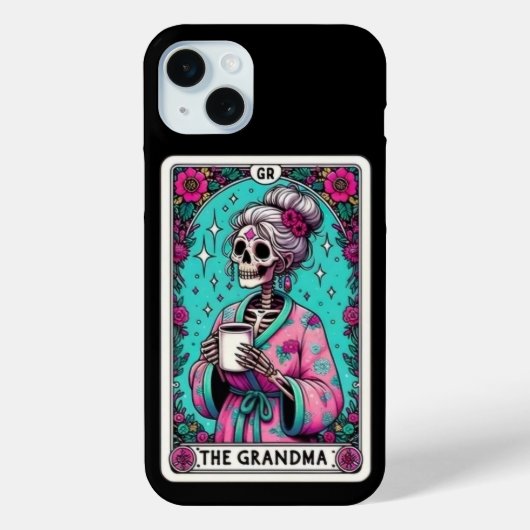 Coques Case-Mate iPhone iPhone de la collection Grandma Tarot Card (Verso)