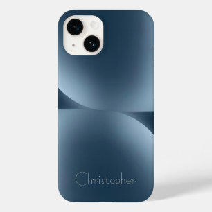 Coque Pour iPhone 14 Iphone de texture radiale grise personnalisée 15