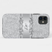 Coques Case-Mate iPhone iPhone Élégant Classe Argent Blanc (Dos (Horizontal))