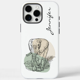 Coques iPhone 16 Pro Max iPhone Eléphant moderne