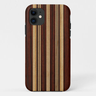 Case-Mate iPhone Case iPhone en bois de planche de surf de Koa de Faux