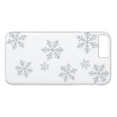 Coques Case-Mate iPhone iPhone en cristal scintillant 7 de flocons de (Dos (Horizontal))