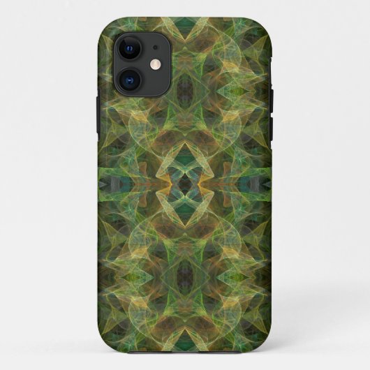 Coques Case-Mate iPhone iPhone Fractal vert 5 Coque-Mate à peine là (Dos)