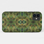Coques Case-Mate iPhone iPhone Fractal vert 5 Coque-Mate à peine là (Dos (Horizontal))