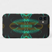 Coques Case-Mate iPhone Iphone Fractal Vert 5 Coque-Mate personnalisé ID (Dos (Horizontal))