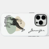Coques Case-Mate iPhone iPhone Giraffe moderne (Verso (horizontal))