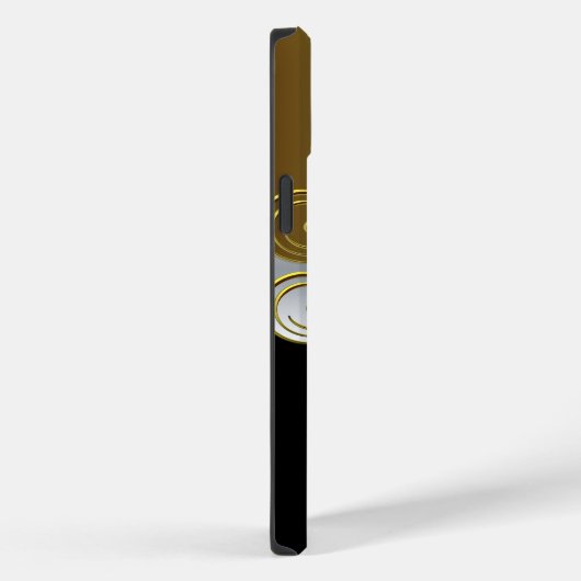 Coques Case-Mate iPhone iPhone Green Gold Black White Butterfly (Verso / Droite)