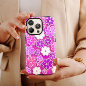 Coques Case-Mate iPhone iPhone hippie rose chaud | 60s Hippie iPhone 13