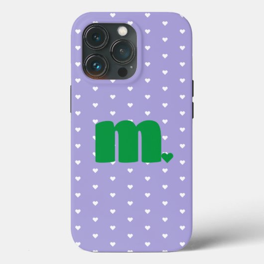 Coques Case-Mate iPhone iPhone initial/coque ipad de coeur (Verso)
