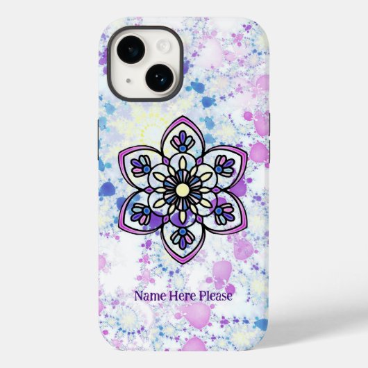Coques Case-Mate iPhone iPhone Mandala/coque ipad de printemps (Verso)
