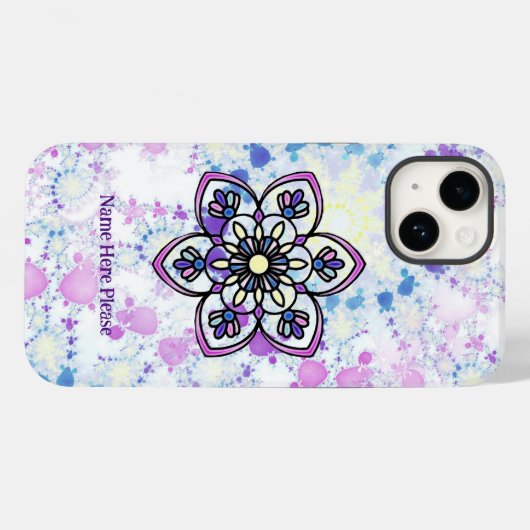 Coques Case-Mate iPhone iPhone Mandala/coque ipad de printemps (Verso (horizontal))